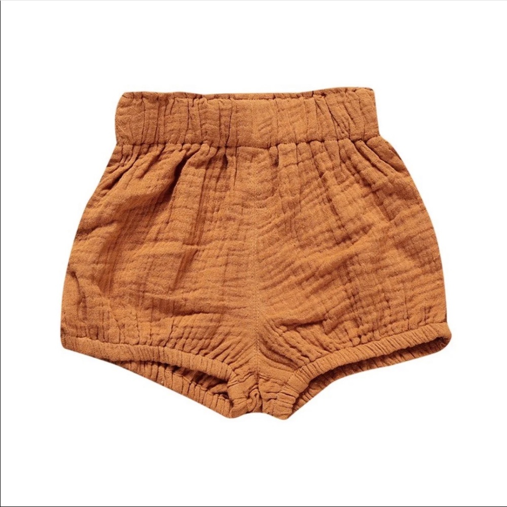 Baby girl Toddler girl Short Pants - Orange Brown